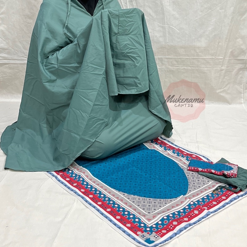 Sajadah Travel Jumbo / Souvenir Haji Umroh Bonus Tasbih