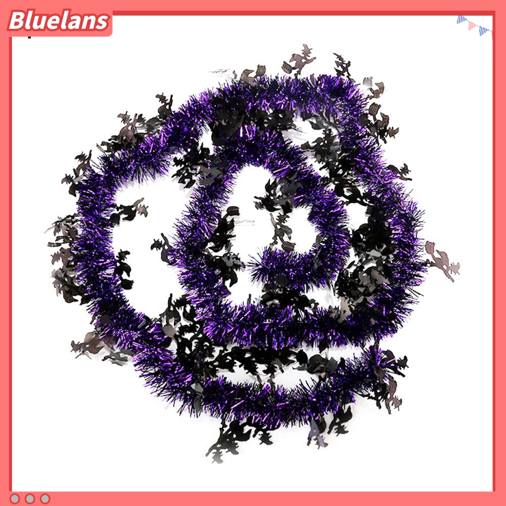 5pcs Karangan Bunga Panjang 2m Desain Hantu Penyihir Labu Untuk Dekorasi Pesta Halloween