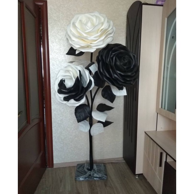 STANDING BUNGA LAMPU DEKORASI