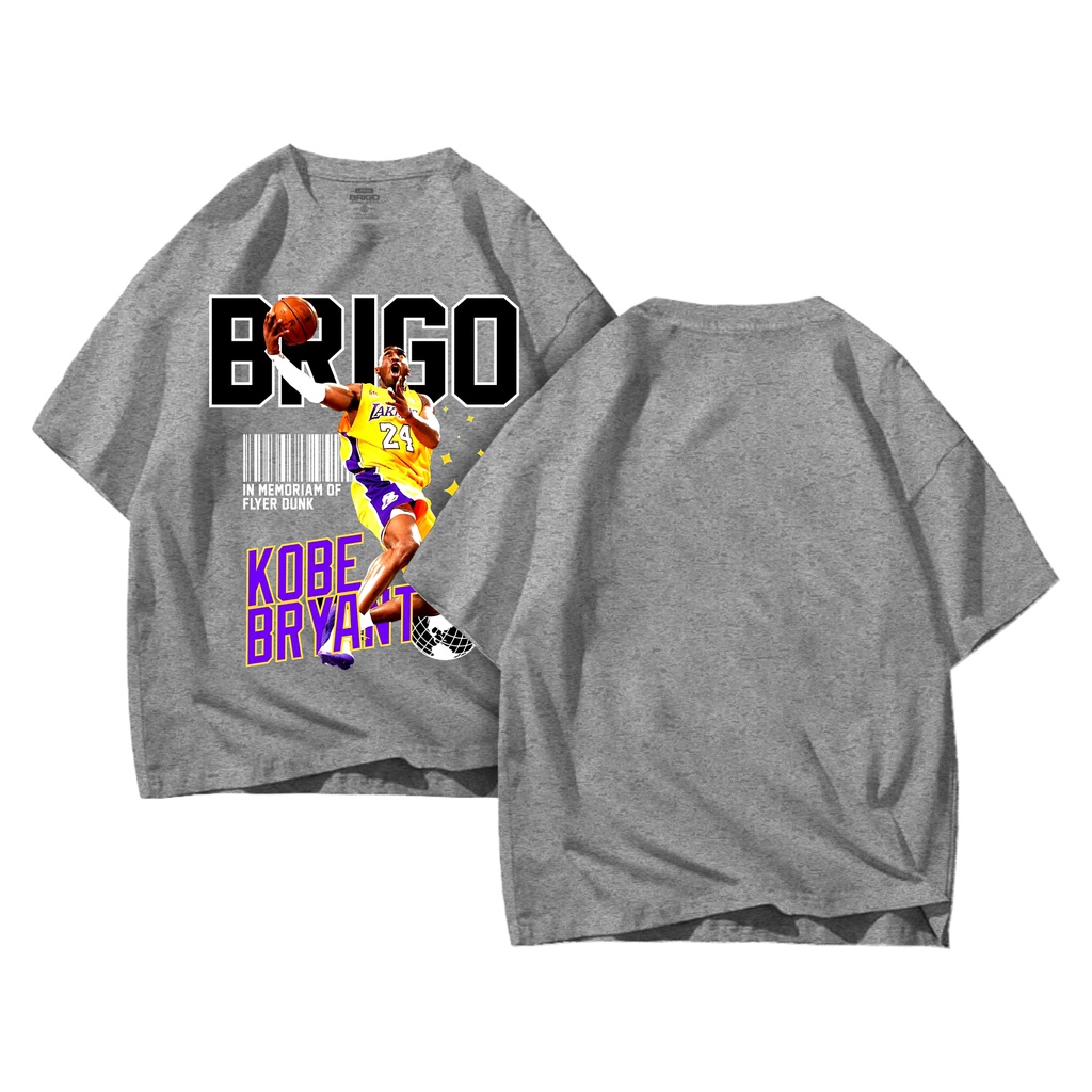 BRIGO Kaos Oversize KOBE BRYANT  II Kaos Jumbo Size Pria &amp; Wanita II Kaos Oversize Print DTF