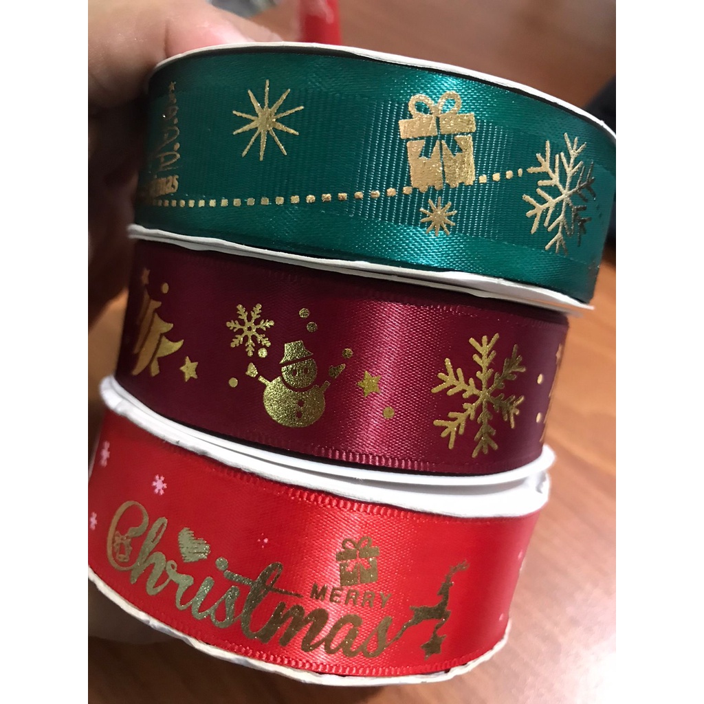 PITA NATAL METERAN / PITA SATIN IDUL FITRI / PITA NATAL / PITA SATIN NATAL METERAN / PITA KADO METER