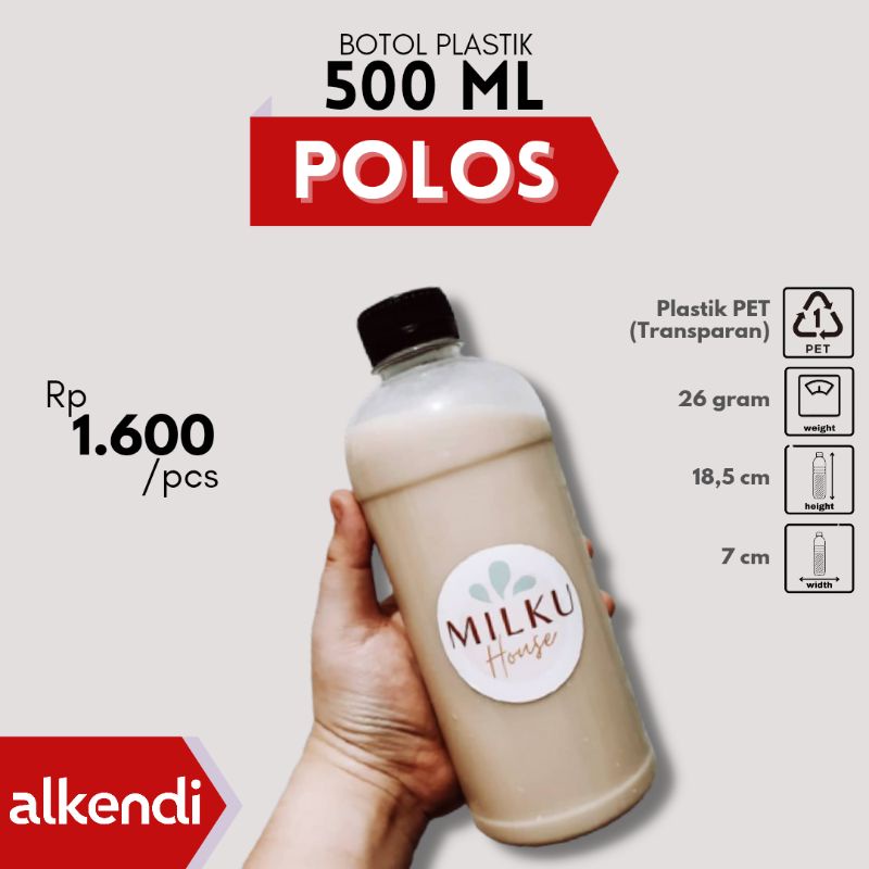 BOTOL POLOS 500 ML