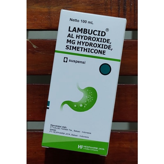 Lambucid Syr 100 ML / Obat Maag / Asam Lambung / Tukak Lambung / Nyeri Ulu Hati