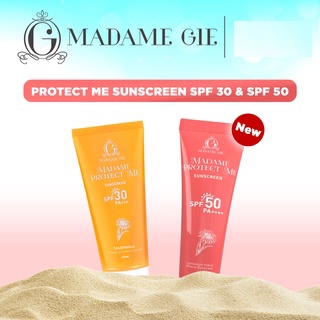 PROTECT ME SPF 30 PA+++ &amp; SPF 50 PA+++| Let's Glow Tinted SPF 50 PA ++++ | MADAME GIE | SUNSCREEN | SUNBLOCK