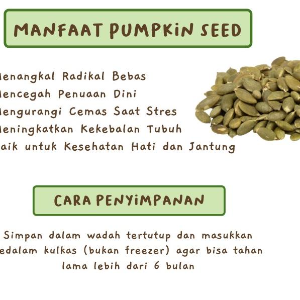 

✨TERBARU✨ Raw Pumpkin Seed - Biji Labu Mentah 250gr 