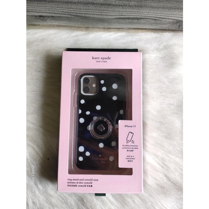 Tripod Casing Iphone 11 Kate Spade Original - Ring Dot Iphone Case 11 Black