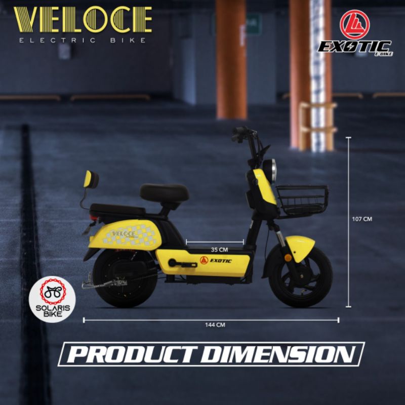 Sepeda listrik Exotic E-Bike Groza X4 Veloce 500 Watt
