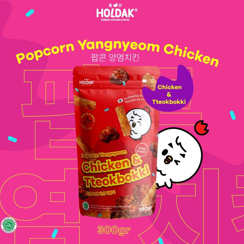 

Import ✨Terbaik✨ Holdak Popcorn Yangnyeom Tteokbokki Chicken 300 gram !