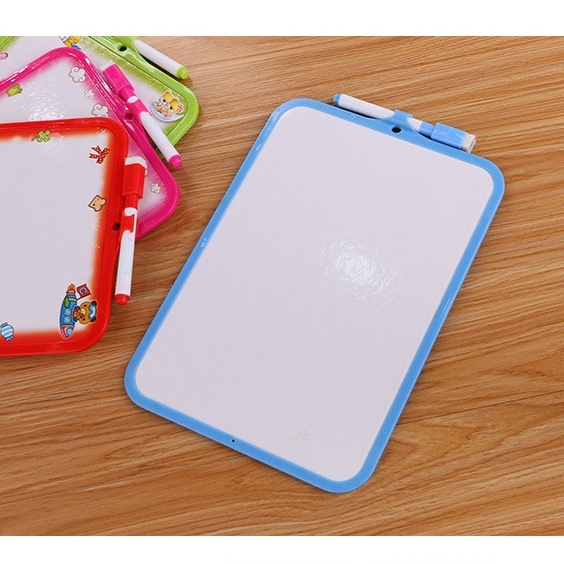 White Board Mini Papan Tulis Gambar Edukasi Spidol Bisa Dihapus GMALL-ST0040