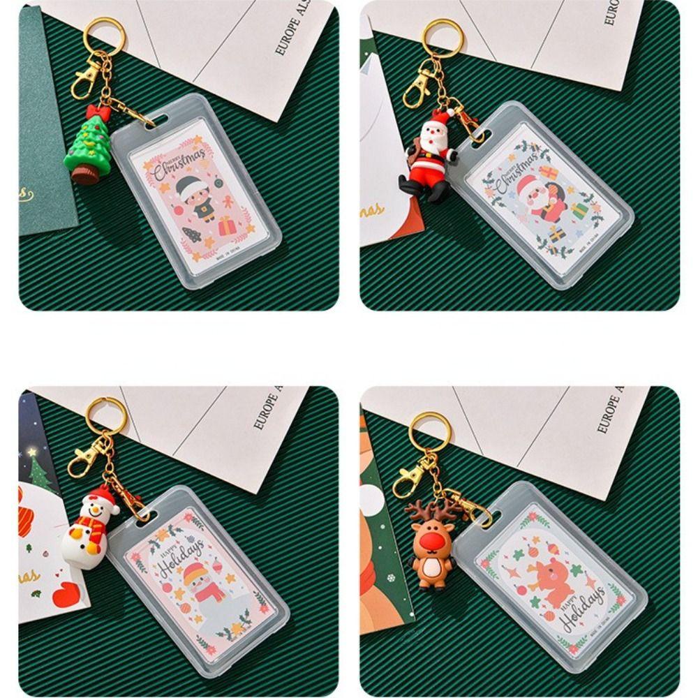NEEDWAY Needway Card Cover Gantungan Kunci Kantor Waterproof Card Sleeve ID Card Key Holder Subway Hadiah Tahun Baru