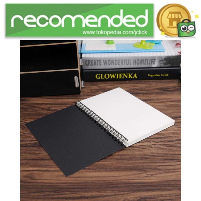 

Sale!!! Jesjeliu Buku Diary Menggambar Sketchbook Drawing Memo P - Hitam Putih Hemat