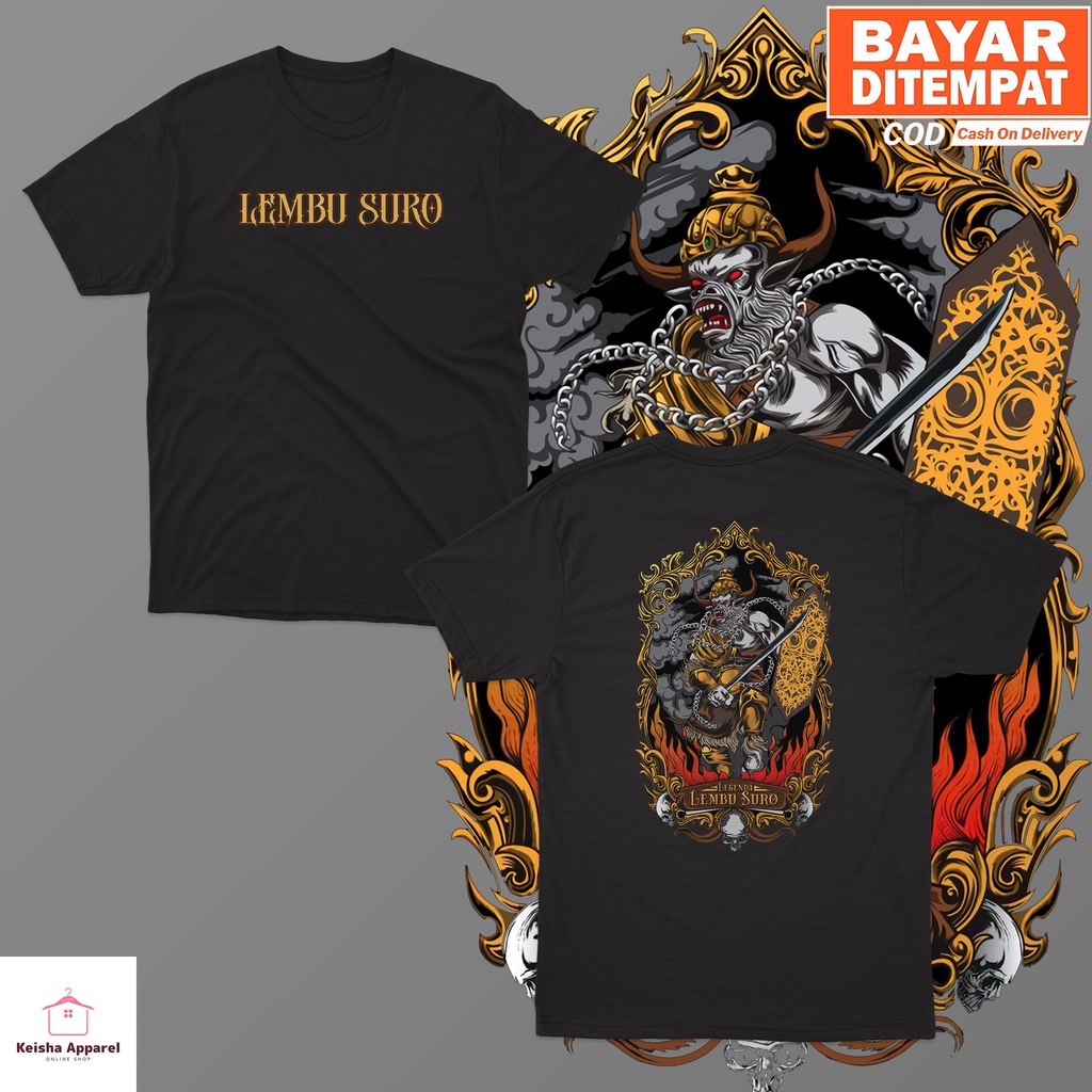 KAOS BAJU JAVA LEGEND LEMBU SURO KAOS LEMBU SURO COWOK CEWEK
