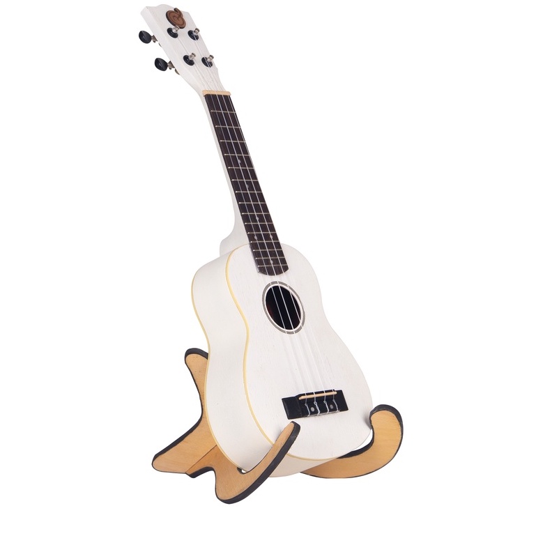 Ukulele Soprano Mandalika PREMIUM CERTIFIED QUALITY V2 White