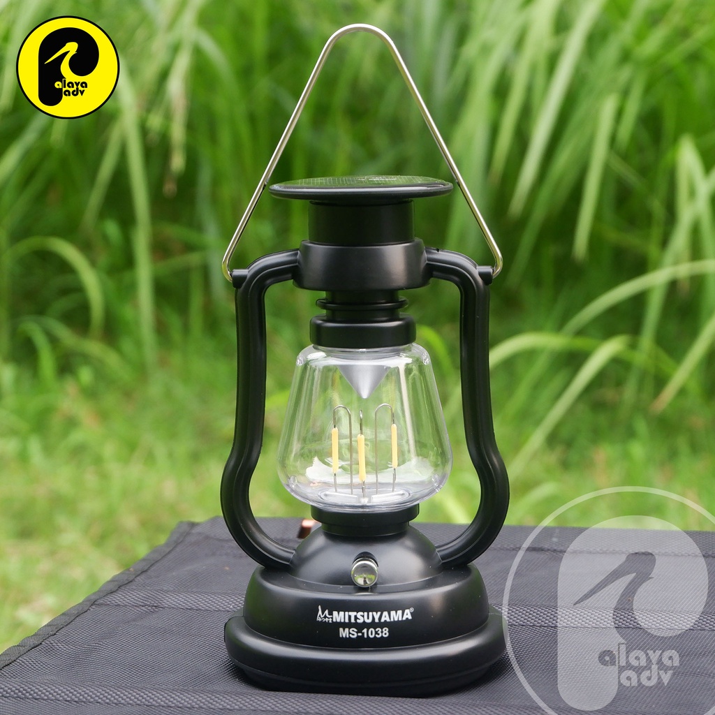 MS- 1038 3 pengisian Lentera Led camping 10 watt cahaya warn white