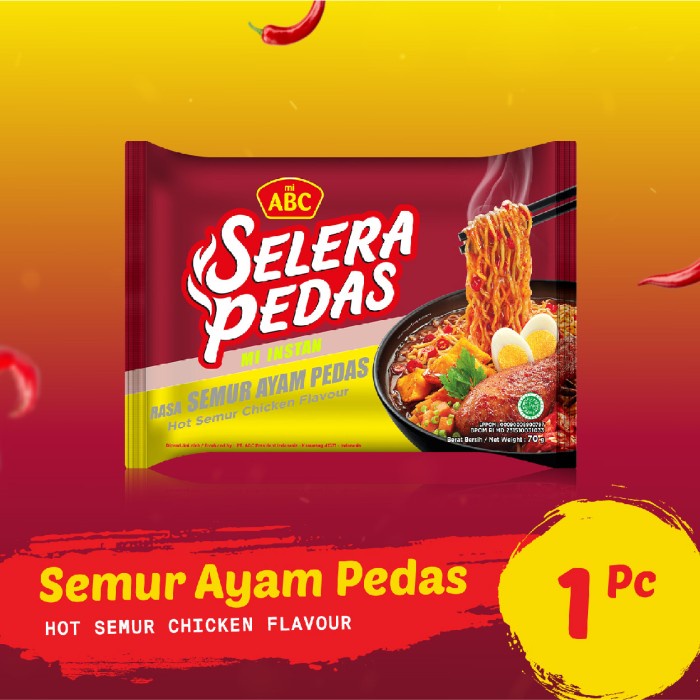 

PROMO ABC Rasa Semur Ayam Pedas 70gr