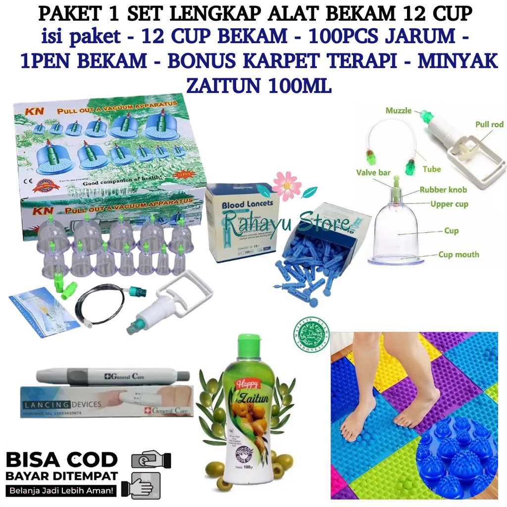 alat bekam lengkap original jarum (ISI 100)+PEN BEKAM alat bekam lengkap original ALAT BEKAM KOP ANG