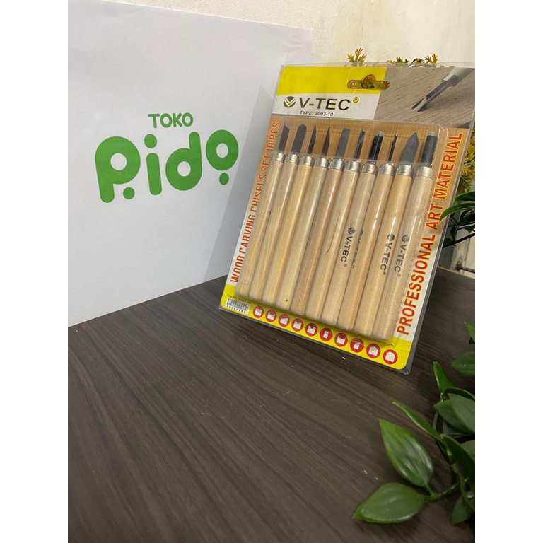 

alat pahat kayu set v-tec isi 10 wood carving set
