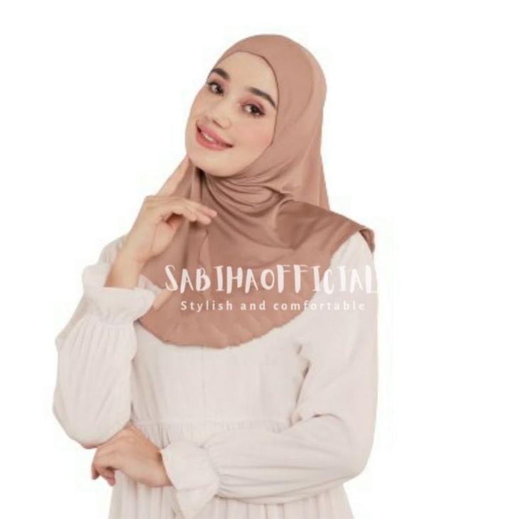 ✧Terlaris✧ jilbab dewasa termurah  DALEMAN INNER NINJA KANCING 2IN1 instan | HIJAB 2IN1 | hijab inst