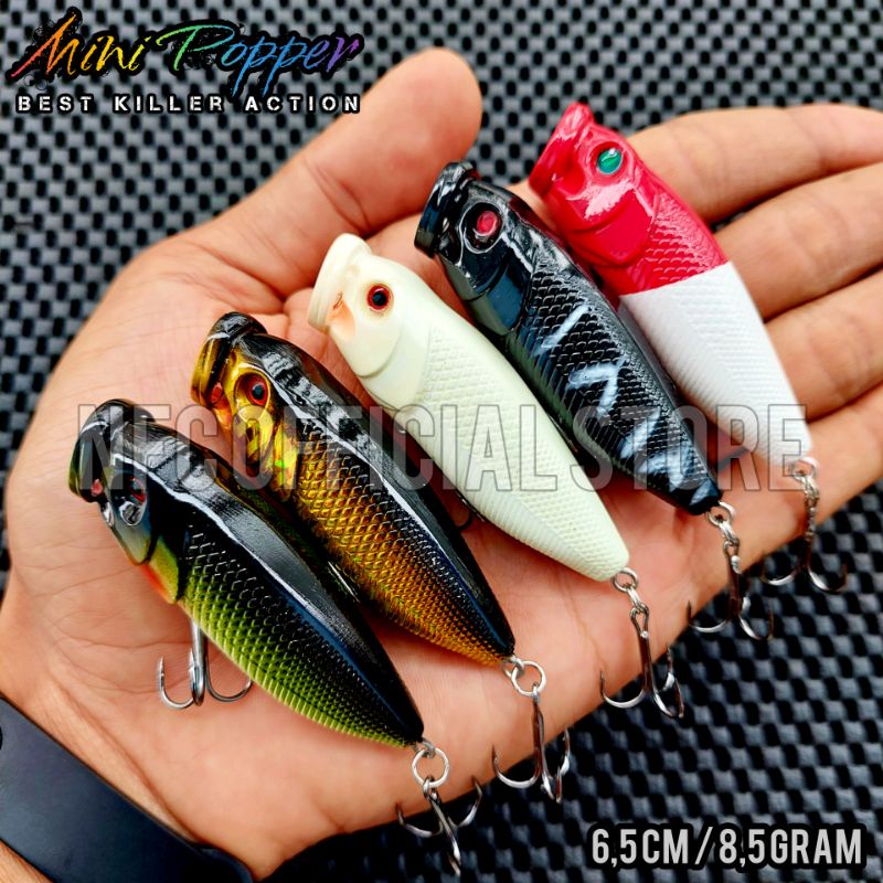 Mini Popper 6,5 cm 8,5 gram Best Killer Action LONG CAST