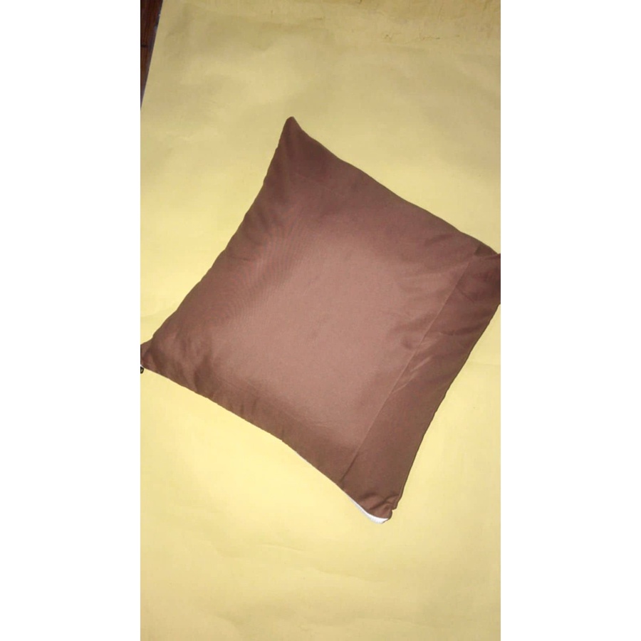 Sarung Bantal Sofa Kursi Tamu   Polos warna warni40x40