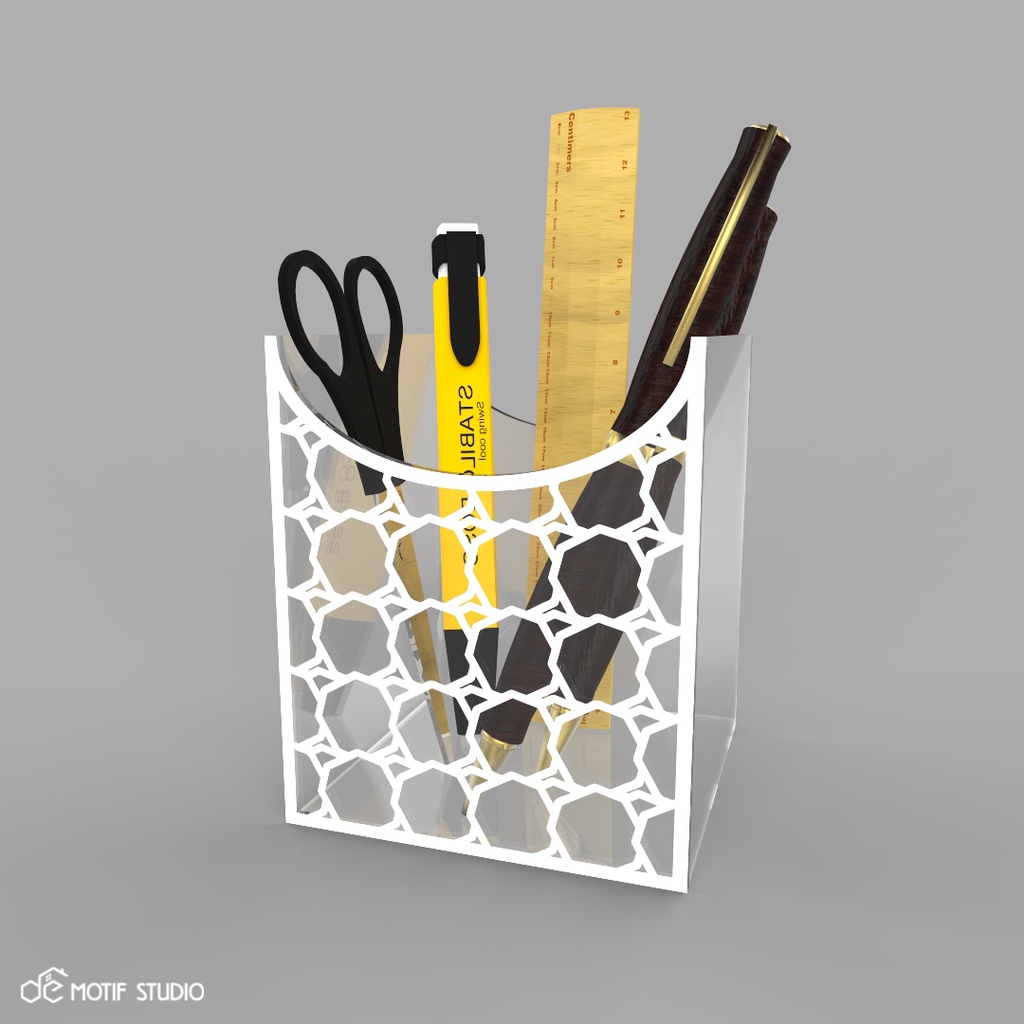 

DESK PEN HOLDER STAND STATIONERY ORGANIZER STORAGE DESKTOP CLEAR ACRYLIC KERANJANG TEMPAT KOTAK PENYIMPANAN ALAT TULIS ATK MEJA PENSIL PULPEN PENA KANTOR KOSMETIK MAKE UP COSMETIC AKRILIK BENING SERBAGUNA MULTIFUNGSI MINIMALIS MODERN ABSTRACT FREEHAND 070