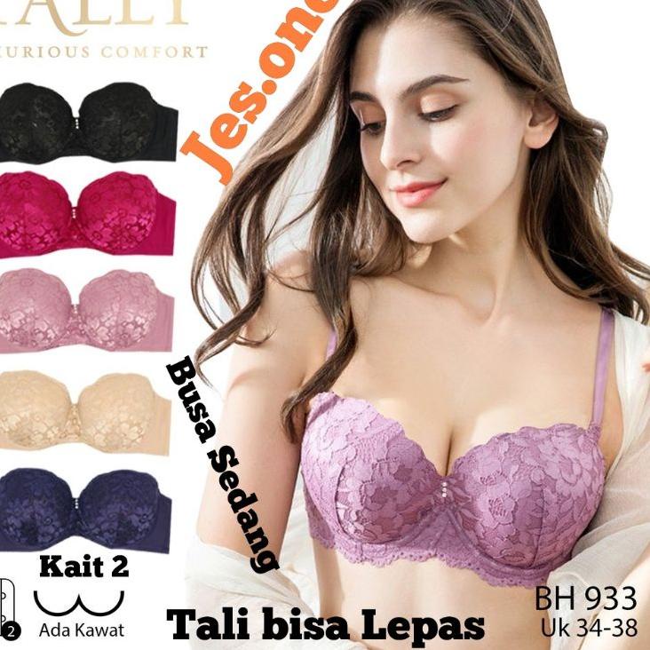 Recomended Tally 933 Bra BH Berkawat Push Up Busa Sedang Cup B kecil