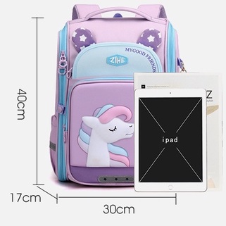 Tas Ransel Anak Perempuan / Backpack Anak Laki Laki Tas Punggung Anak / Tas Ransel Karakter Anak Cewek / Tas Sekolah Anak Tas / Unicorn  Anak