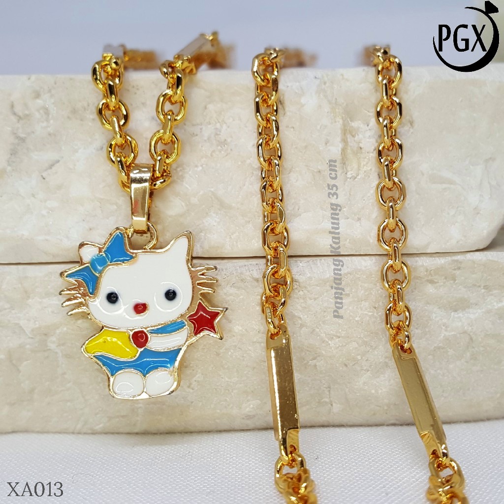 PGX Kalung Anak Perempuan Xuping Lapis Emas Aksesoris Fashion Perhiasan Premium - XA013