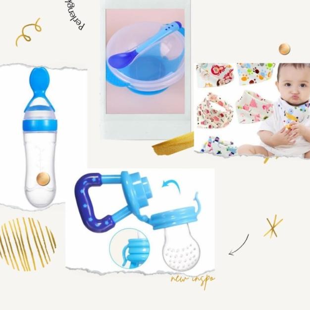 Menarik Perlengkapan Makan Bayi / Peralatan Makan Bayi Set / Alat Makan Bayi