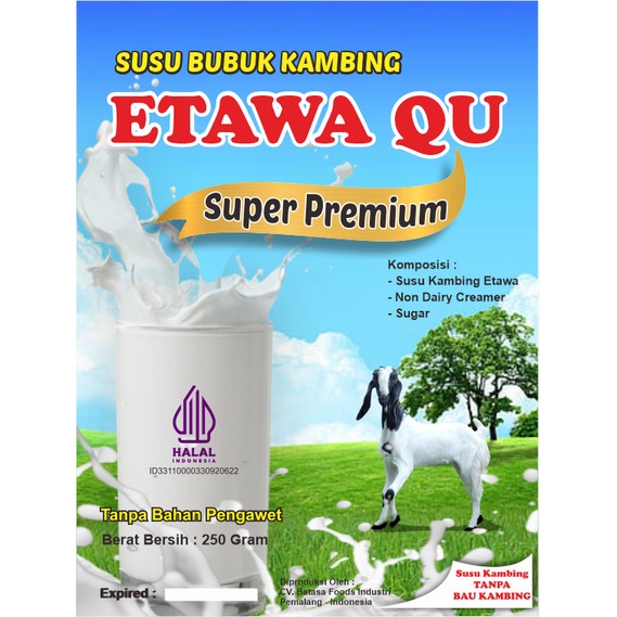 Susu Kambing SARITAWA Super Premium 250 Gram