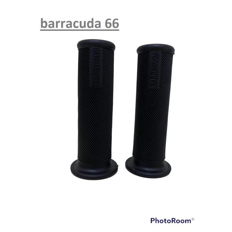 sepasang handgrip barracuda hg55 dan hg 66 karet grip bulu berkualitas premium universal semua sepeda motor