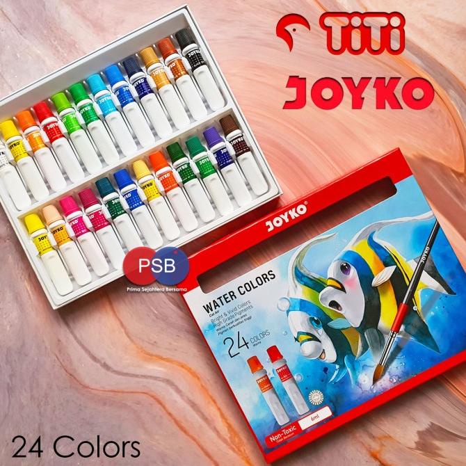 

Titi Joyko Watercolor 24 colors / cat air Titi Joyko 24 warna