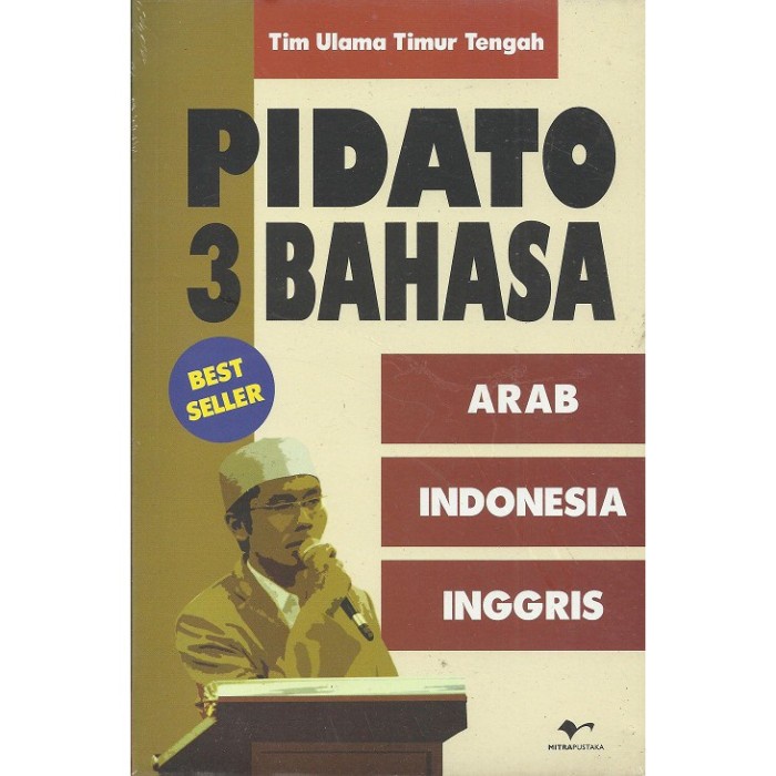 

✨COD✨ BUKU Pidato 3 Bahasa (Arab, Indonesia, Inggris)