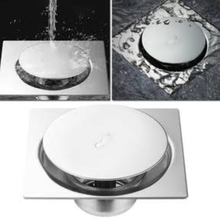 Saringan got kamar mandi anti banjir model injak