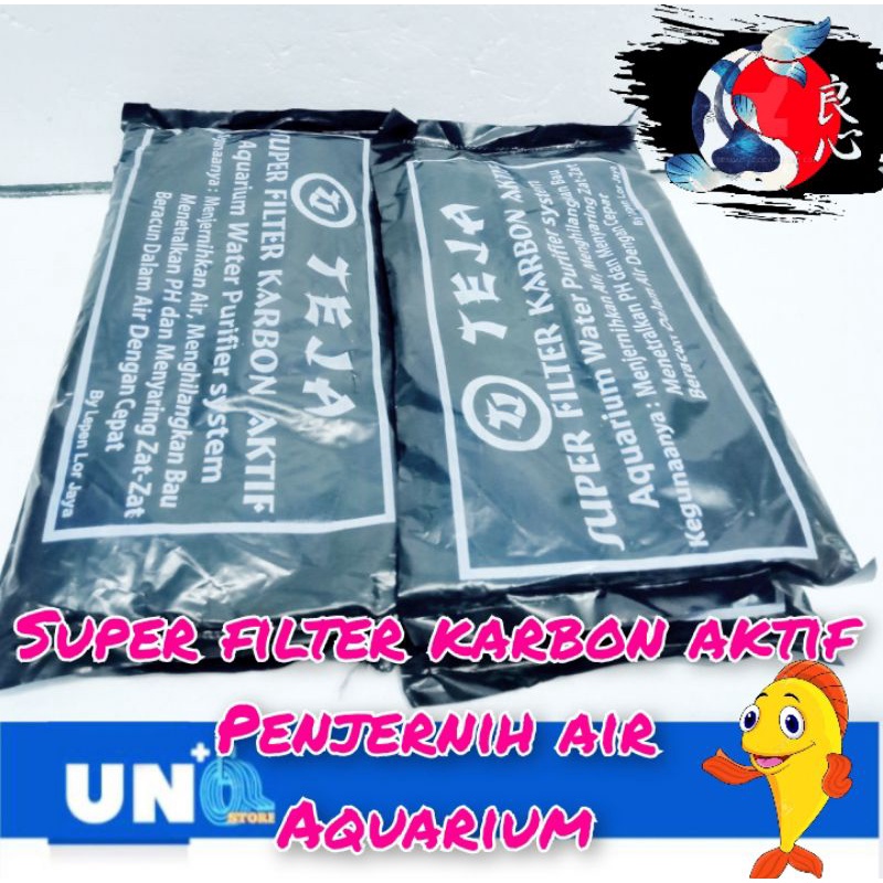 KARBON AKTIF SUPER FILTER PENJERNIH AIR AQUARIUM/TEJA/MURAH