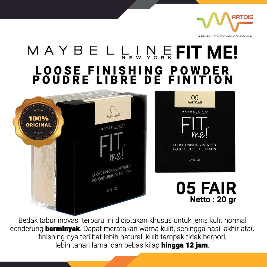 Maybelline Fit Me Loose Finishing Powder / Bedak Tabur