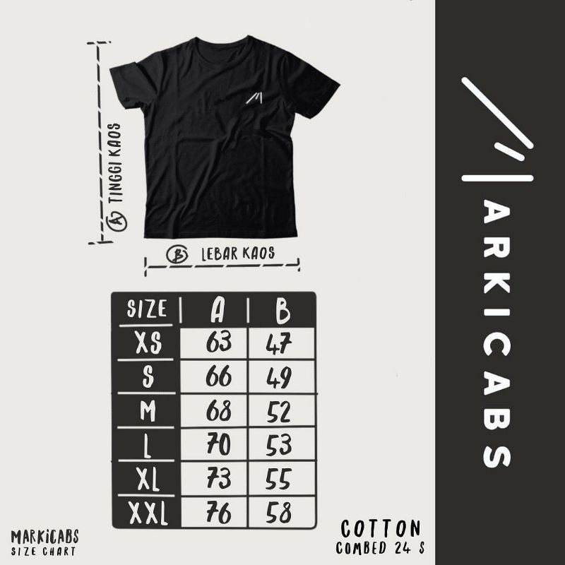 MARKICABS [M 3.0 - Black] Tshirt