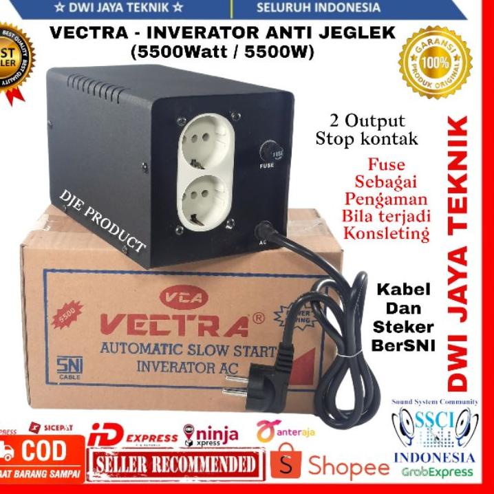 Sale Terbatas VECTRA - INVERATOR ANTI JEGLEK (5500Watt / 5500W)