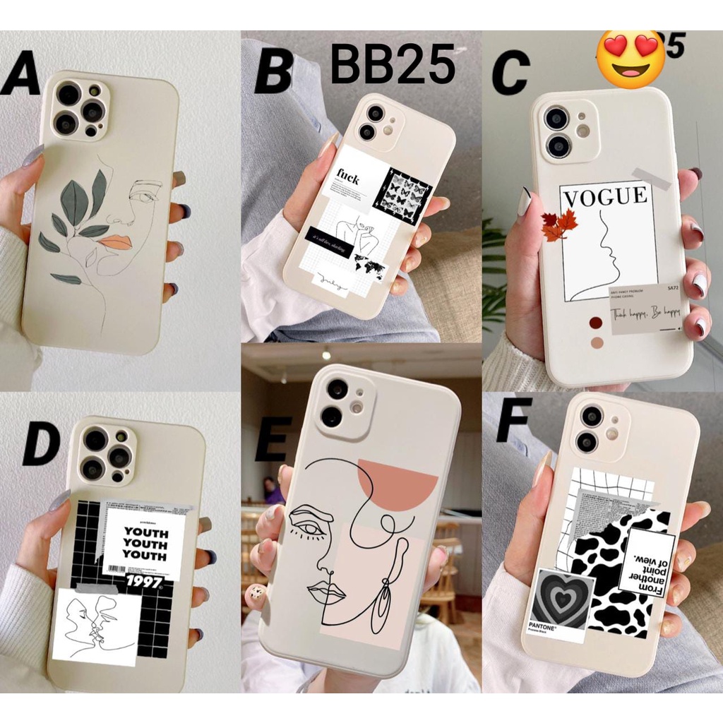 CASING BB25 motif keren for Iphone 6 6s 6g 6+ 6s+ 7 8 7+ 8+ X Xs 11 12 13 14 14+ Plus Pro Max