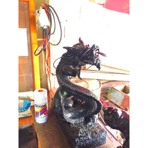 Patung Naga bahan batubara Sawahlunto
