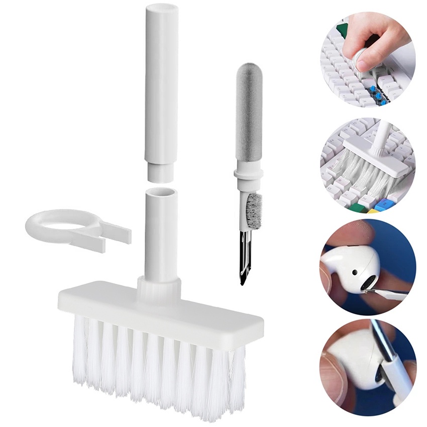 Keyboard Cleaner 5 in 1 Sikat Pembersih Earphone Cleaning Brush Kit Laptop Debu