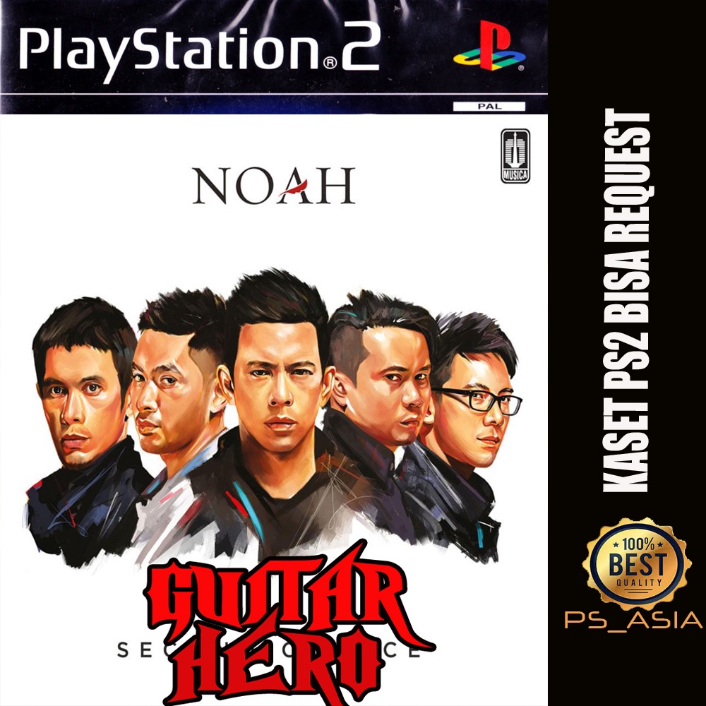 Kaset PS 2 Guitar Hero NOAH - Gitar Hero PS2