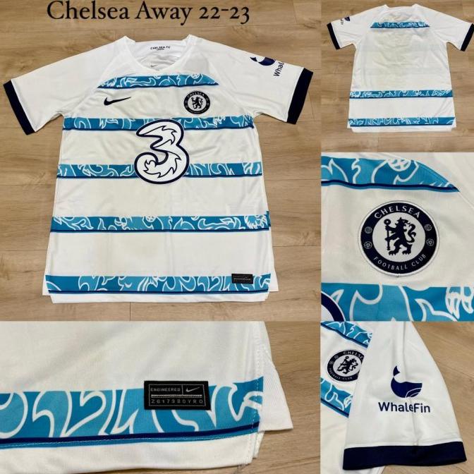 JERSEY BOLA CHELSEA AWAY PUTIH 2022 / 2023 BAJU GRADE ORI IMPORT 22-23