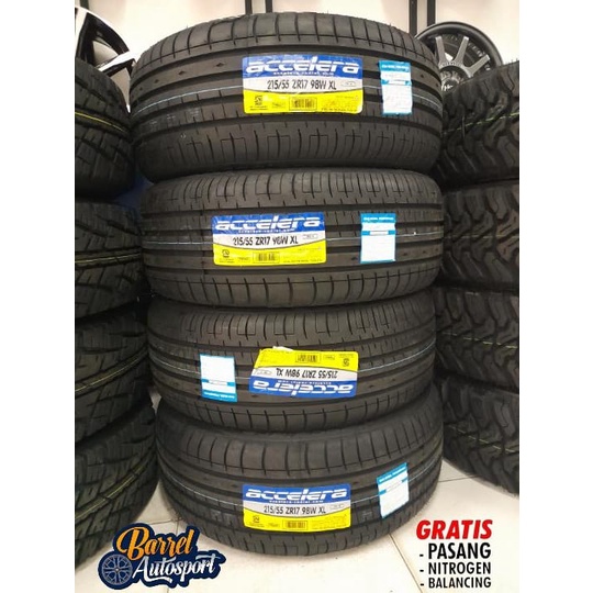 Ban mobil Hrv 215/55 R17 ACCELERA PHI-R Ban mobil ring 17 Gratis pasang