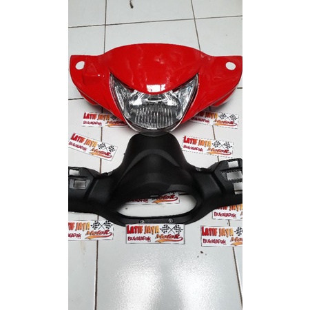 cover body batok depan smash new merah ferarry