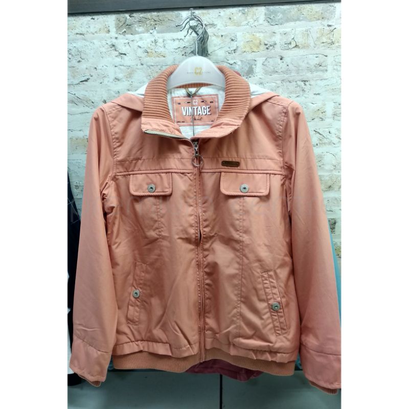 C2 OUTFITTERS | Jaket Warna Peach Wanita Original C2 Outfitters