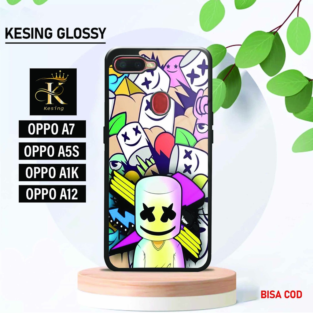 Case Oppo A5S / A7 / A11K / A12 - Pelindung Hp Oppo - Fashion Case Glossy - Case Pria - Case Wanita 