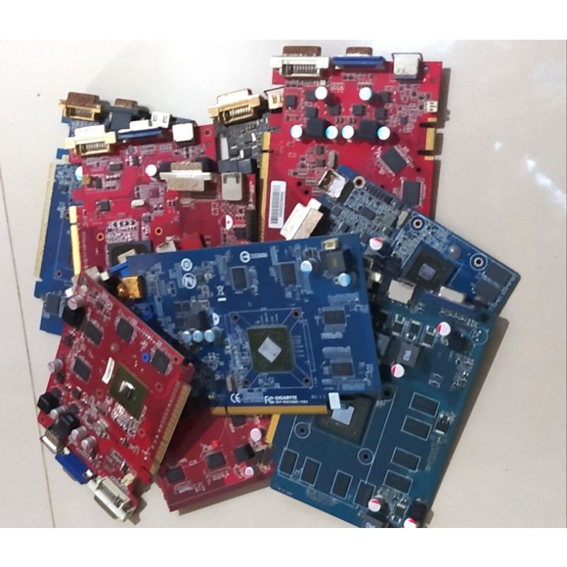 11 pcs VGA Card Bekas Copotan Komputer
