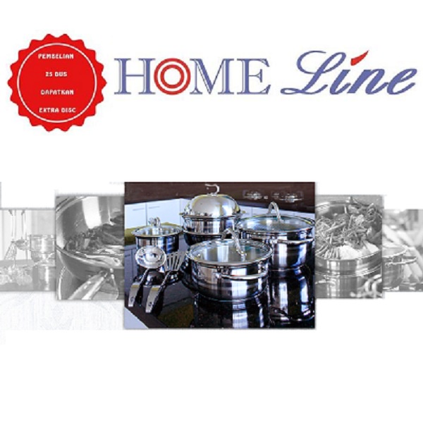 Elegant Cookware Set [9 pieces Cookware+Bonus 3 Pieces] Home Line