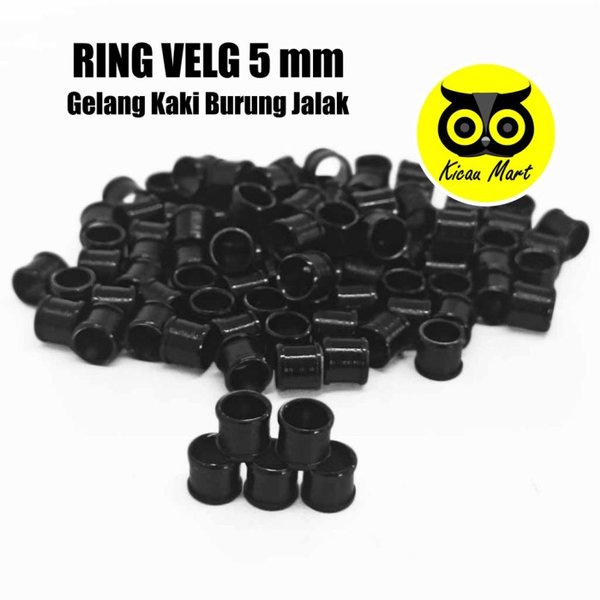 Ring Kaki Burung Jalak 5mm 5 Mm Ring Velg Penanda Kaki Burung Gelang Alumunium Cincin Kaki Polos Tanpa Nama Ring Penanda Kaki Burung Jalak